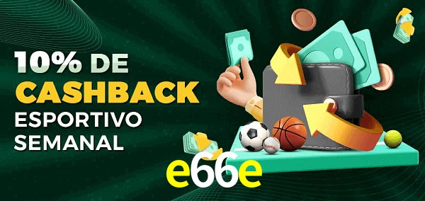 10% de bônus de cashback na e66e